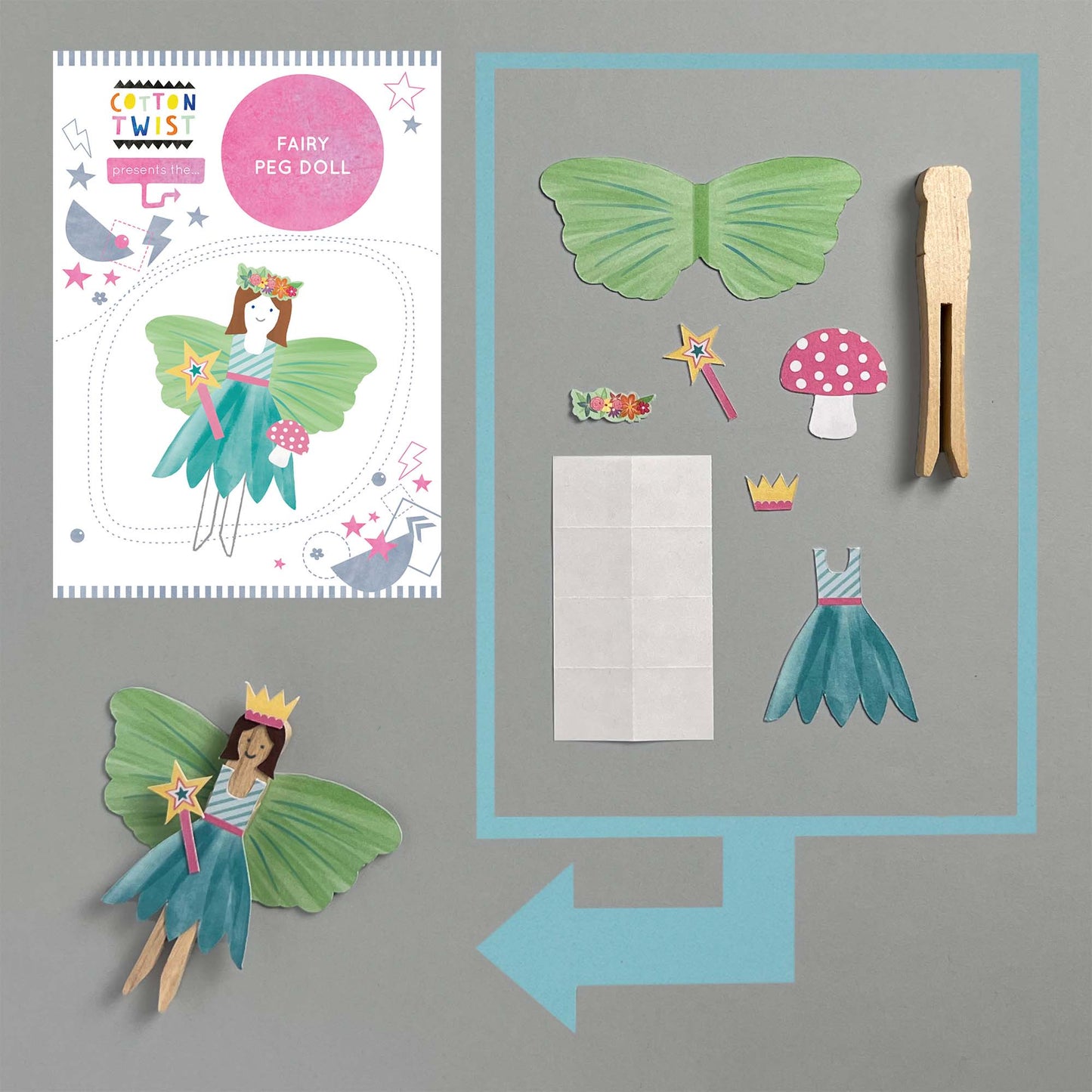 Make Your Own Fairy Peg Doll - Anilas UK