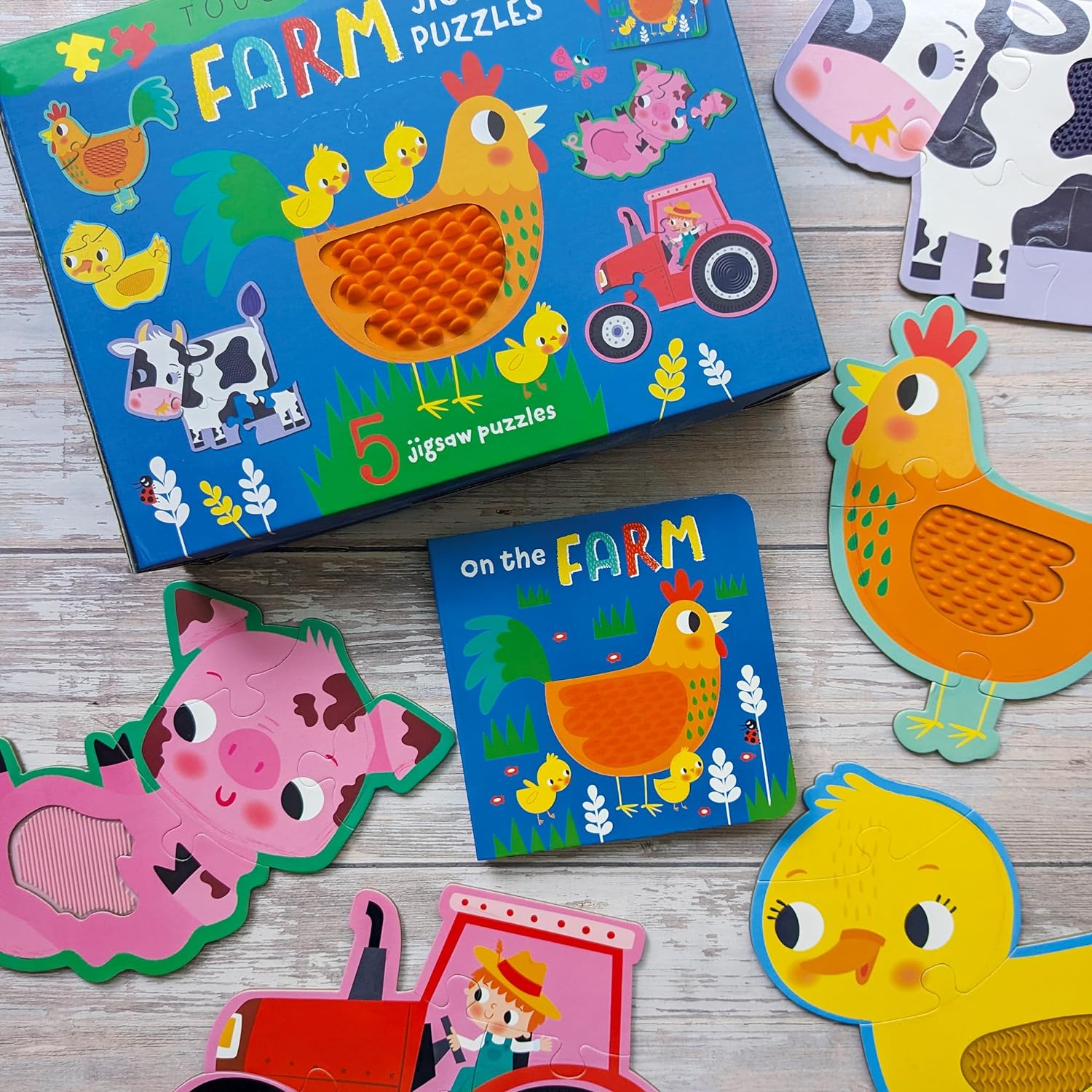 Farm Jigsaw Puzzles - Touch and Feel - Anilas UK