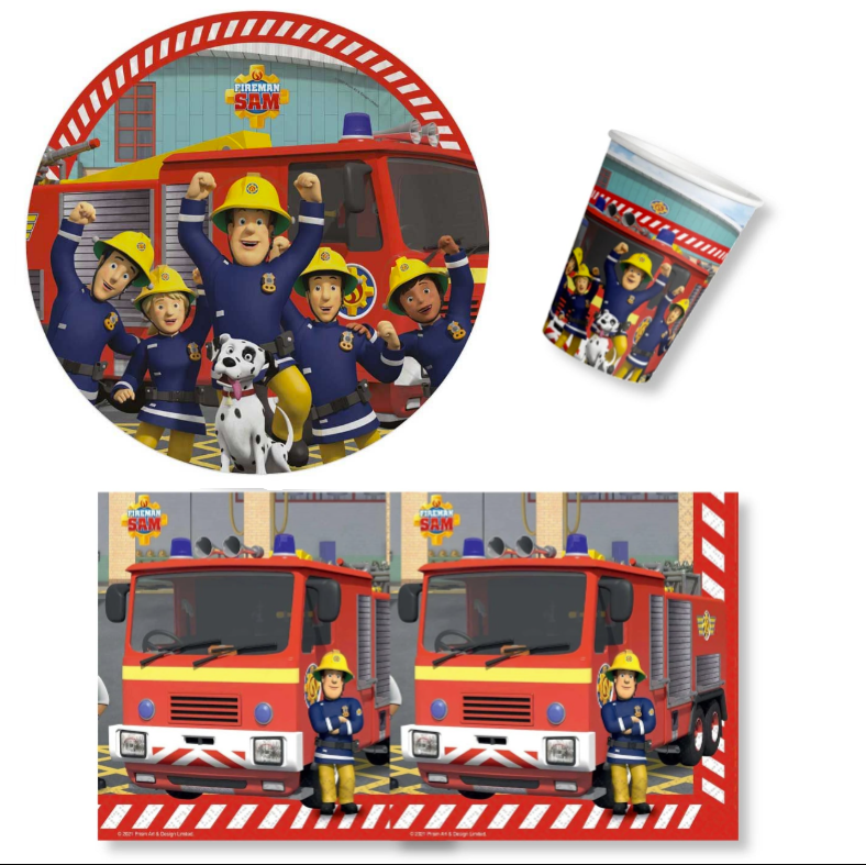 Anila's Fireman Sam Party Pack for 16 people