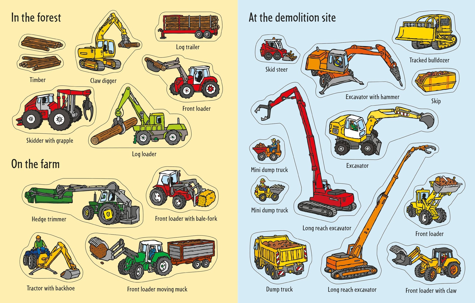 First Sticker Book Diggers - Anilas UK