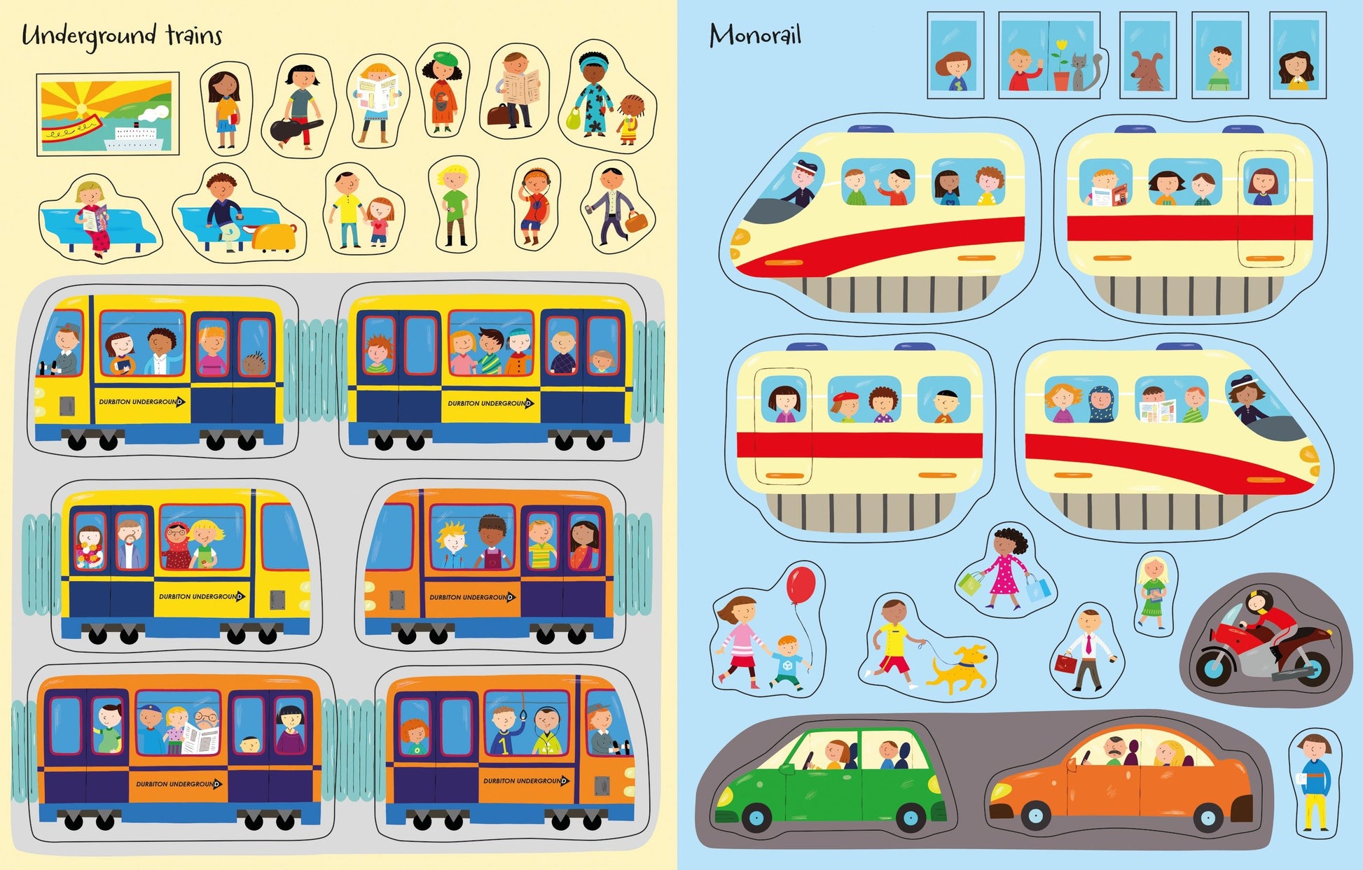 First Sticker Book Trains - Anilas UK