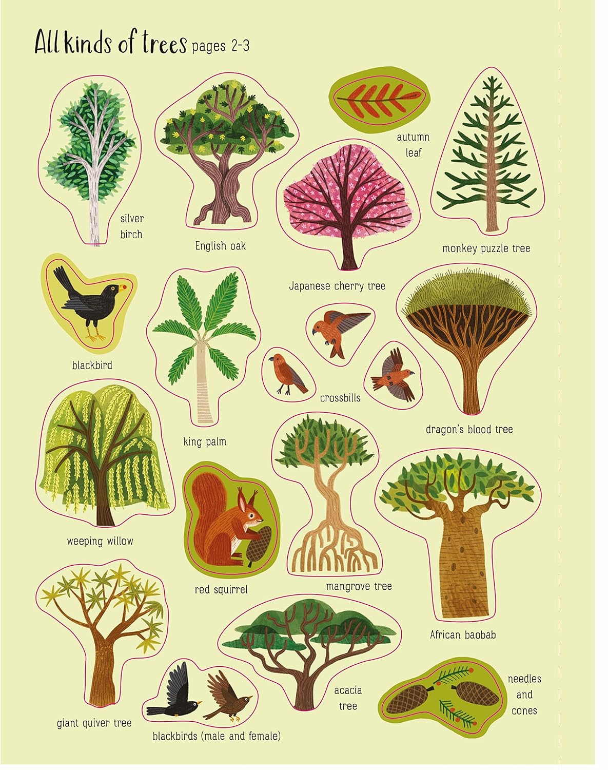 First Sticker Book Trees - Anilas UK