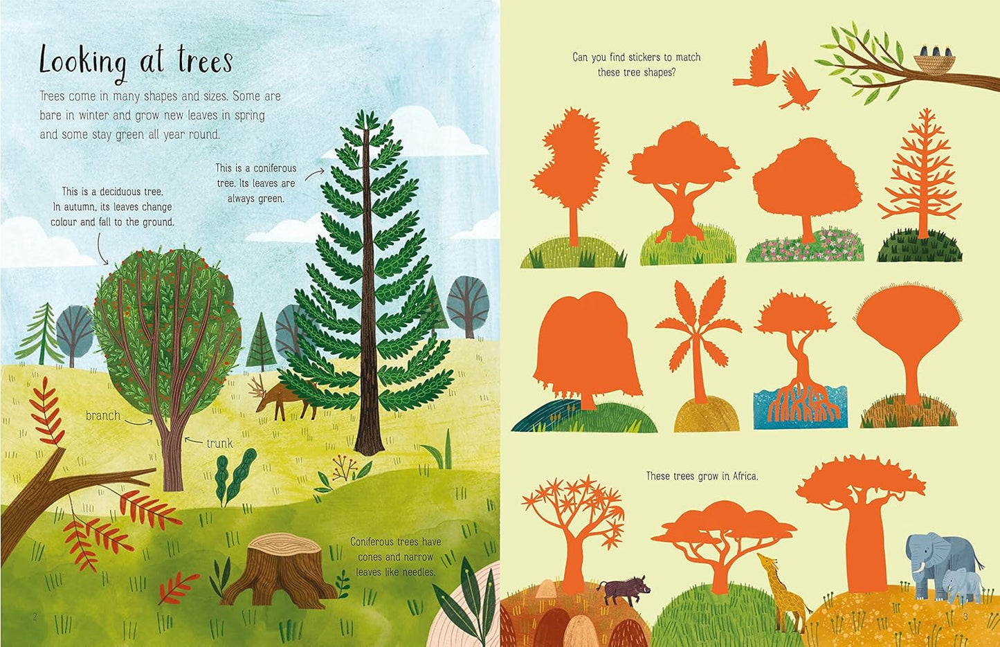 First Sticker Book Trees - Anilas UK