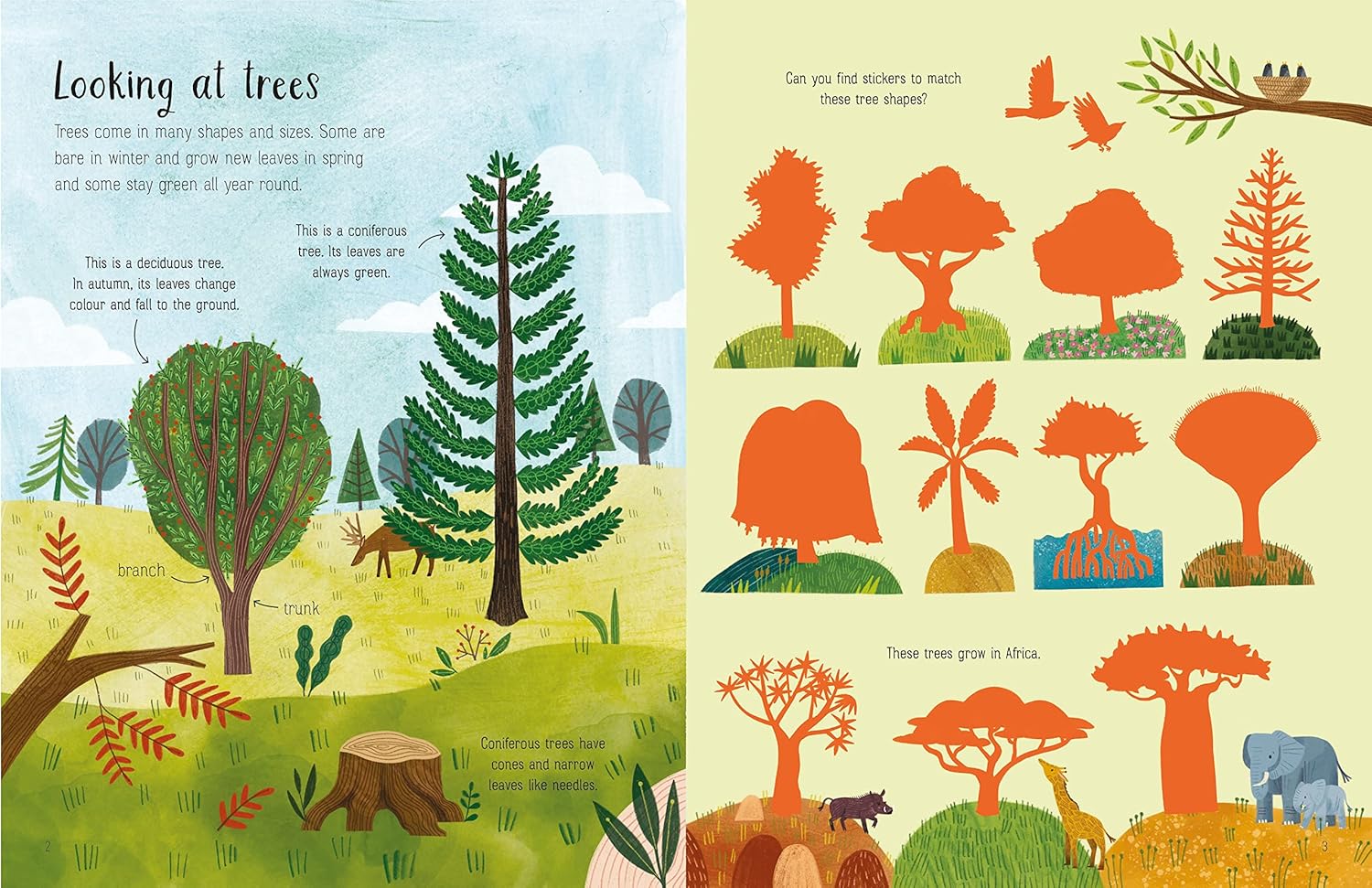 First Sticker Book Trees - Anilas UK