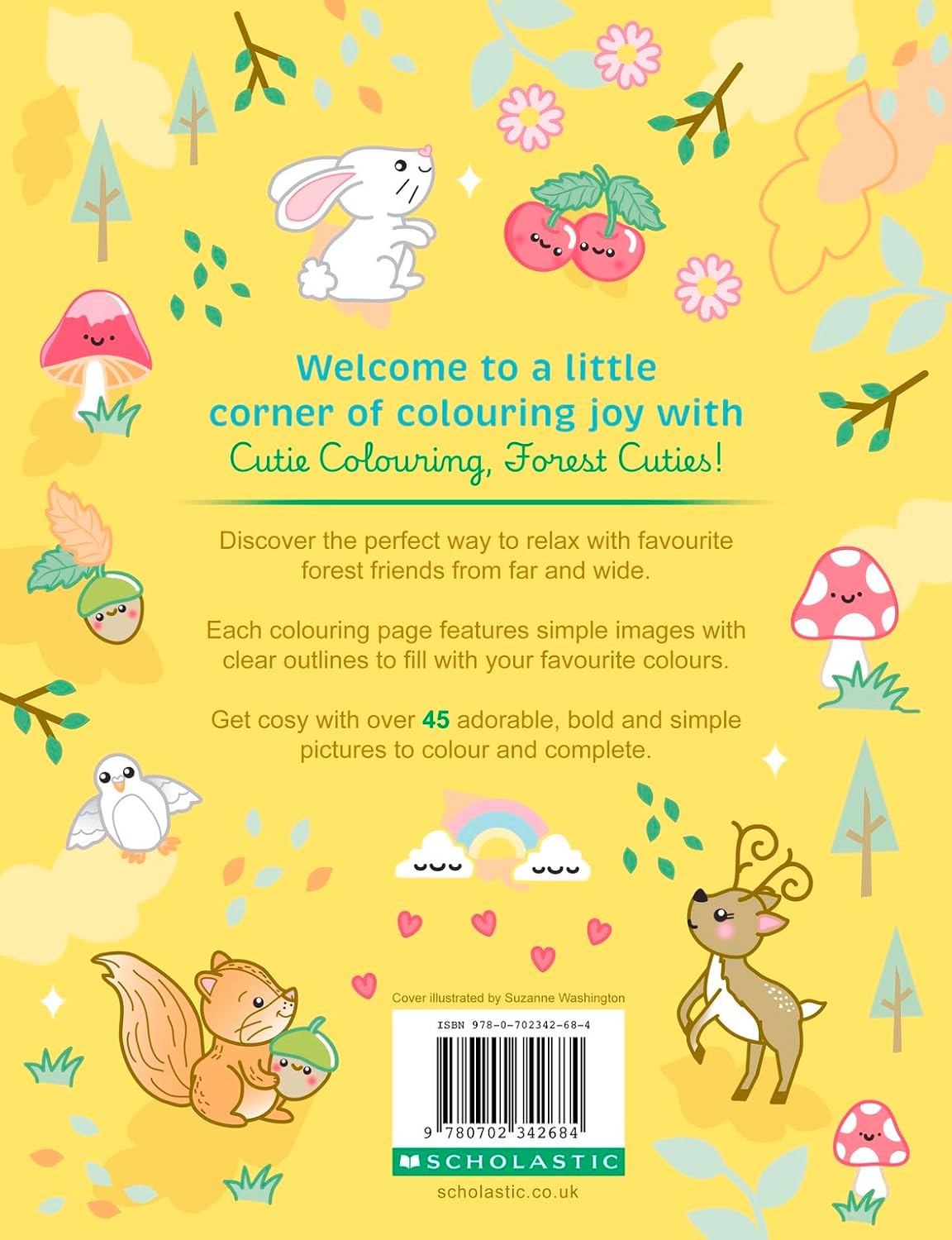 Forest Cuties Cozy Colouring Book - Anilas UK