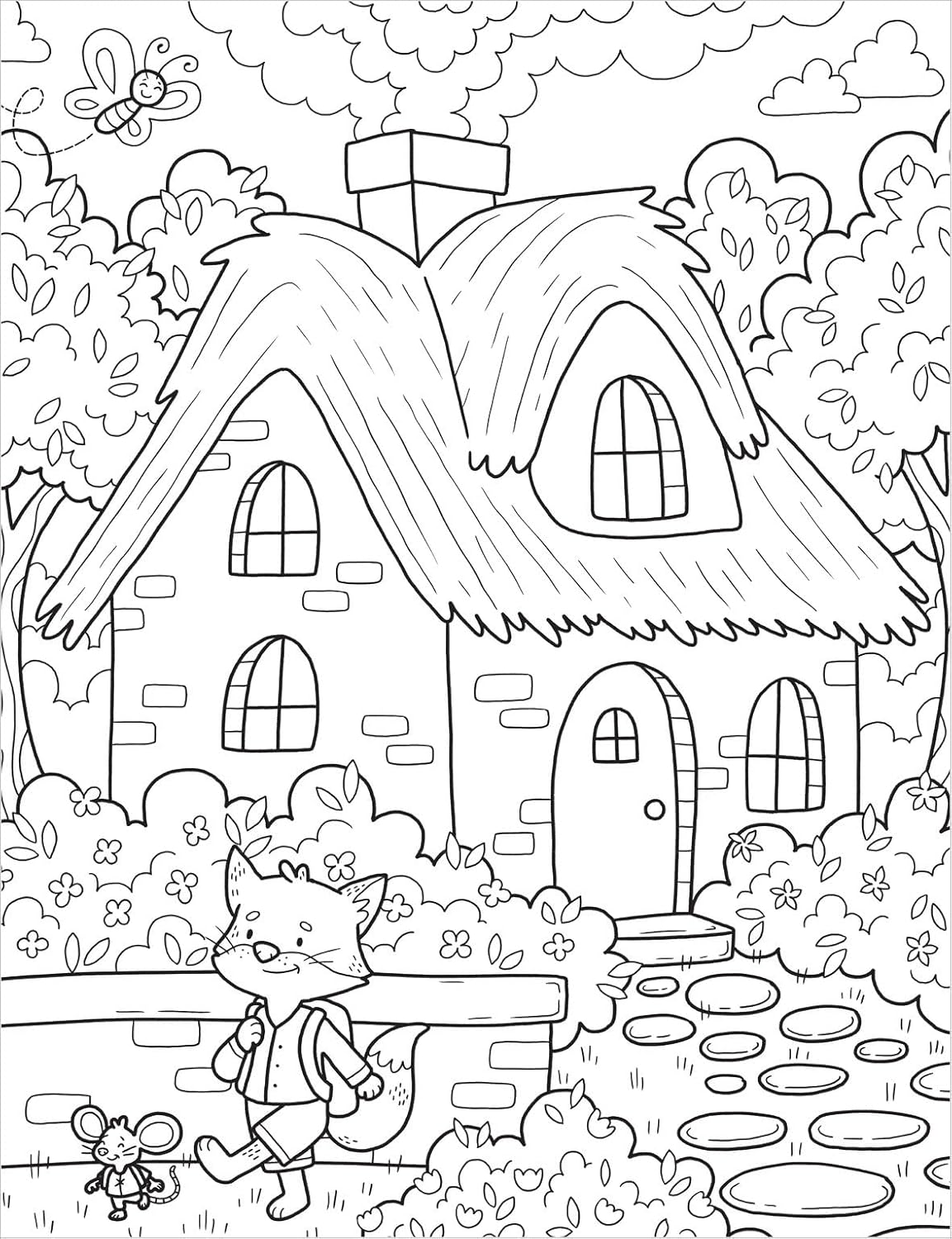 Forest Cuties Cozy Colouring Book - Anilas UK