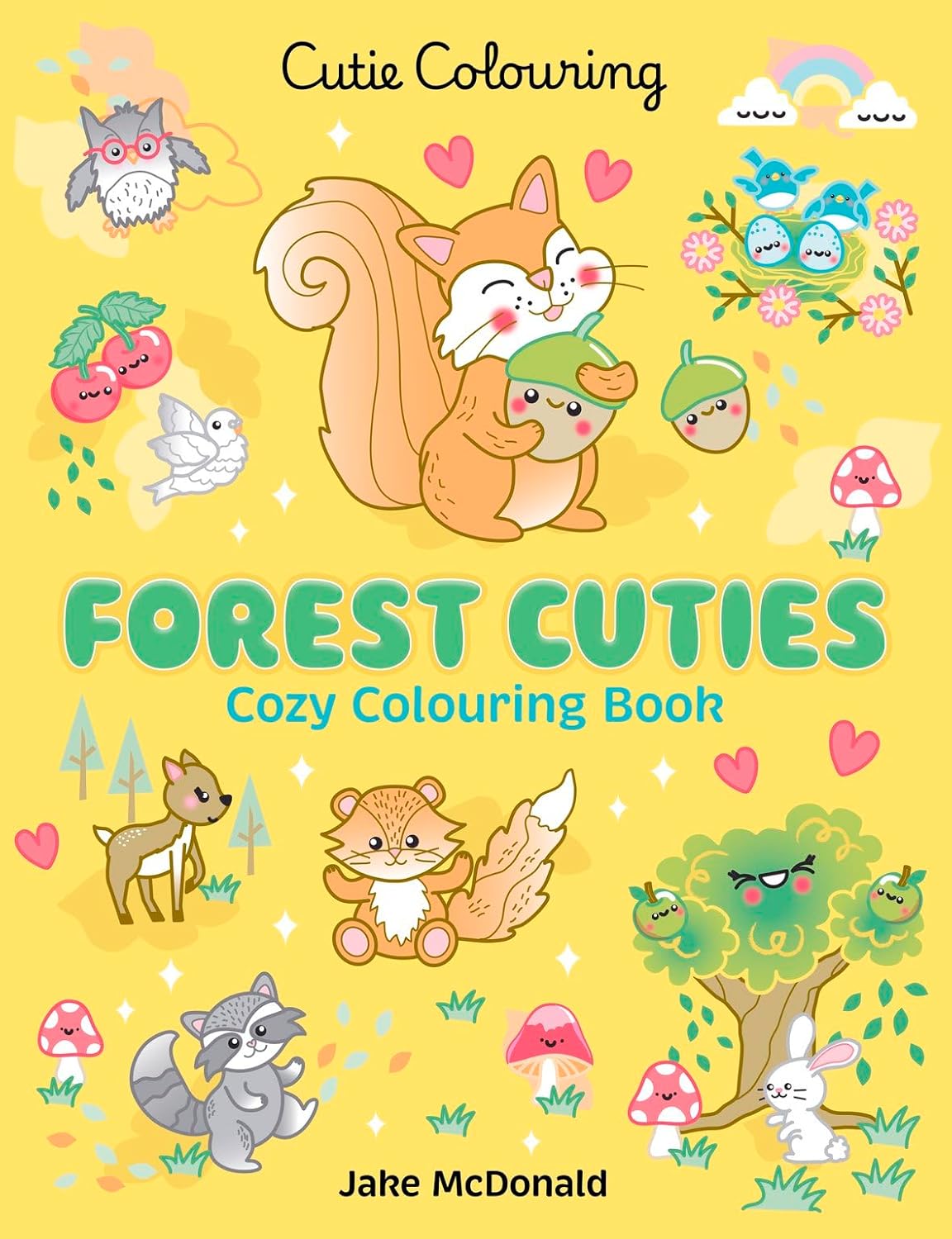 Forest Cuties Cozy Colouring Book - Anilas UK