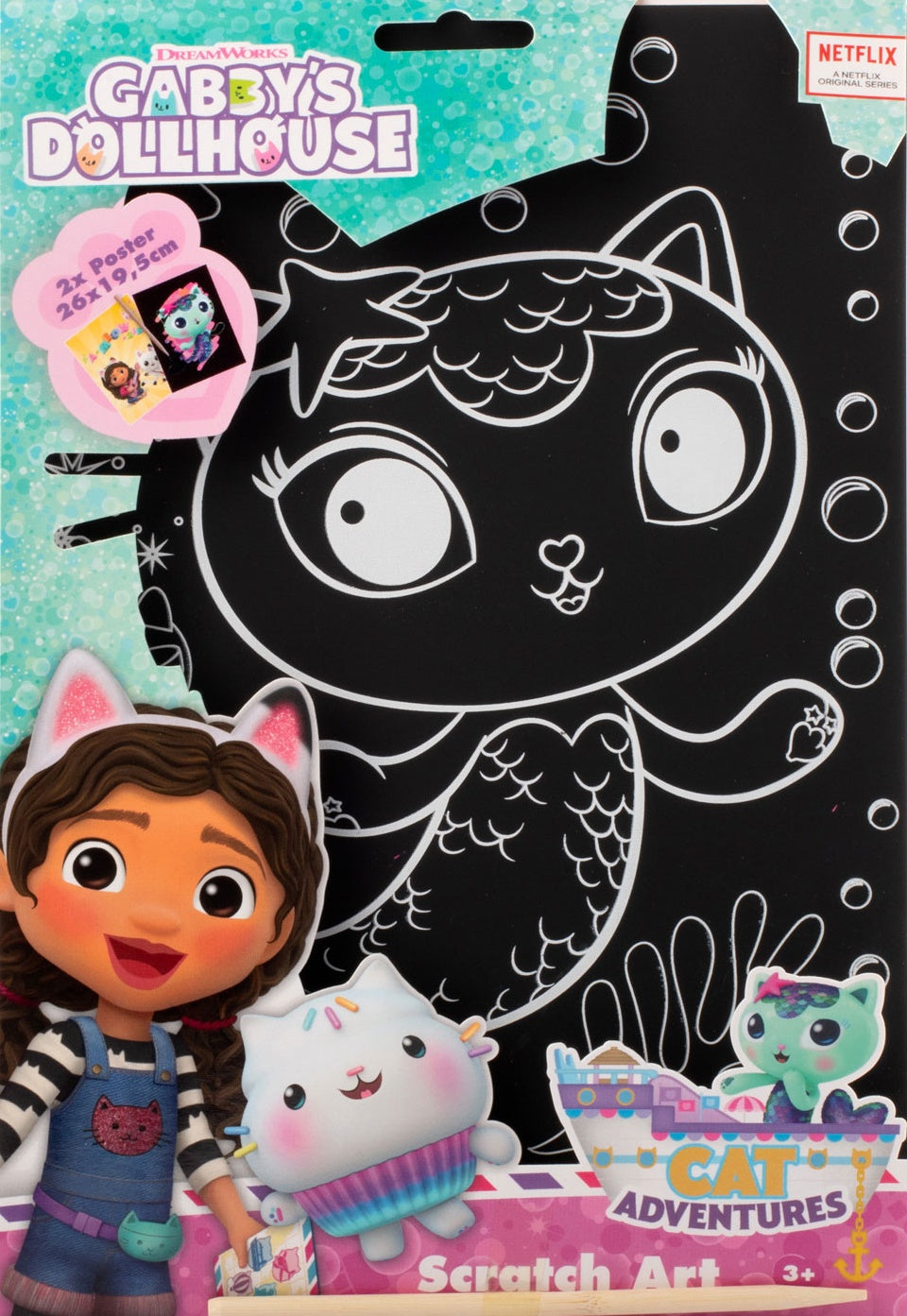 Gabby's Dollhouse Scratch Art Set - Anilas UK
