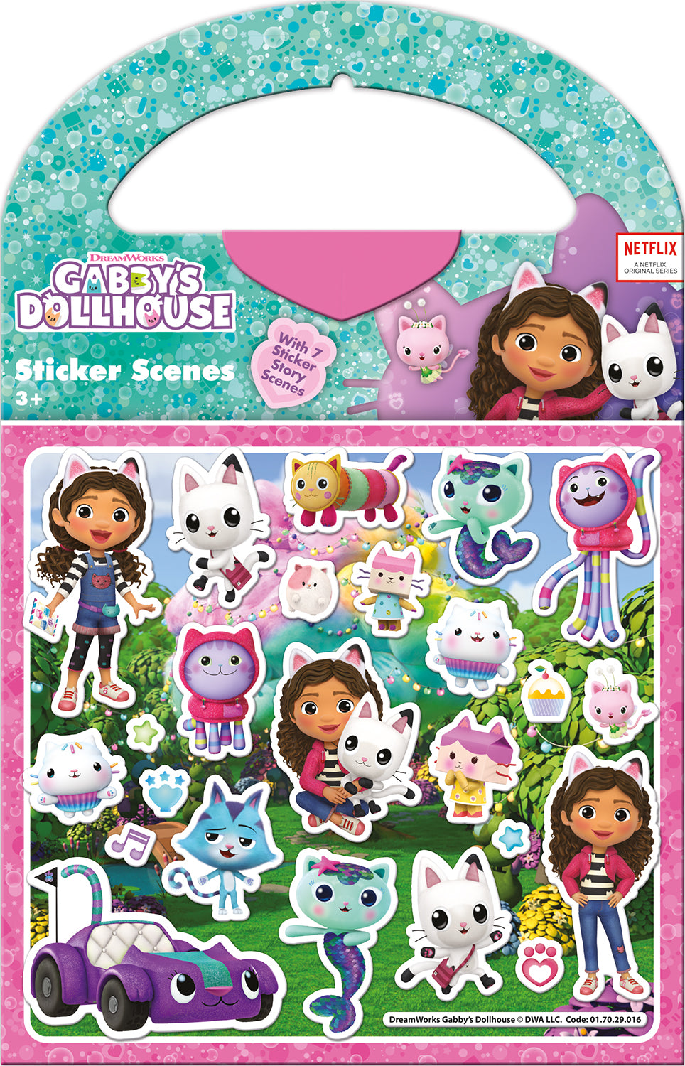 Gabby's Dollhouse Sticker Scene Activity Set - Anilas UK