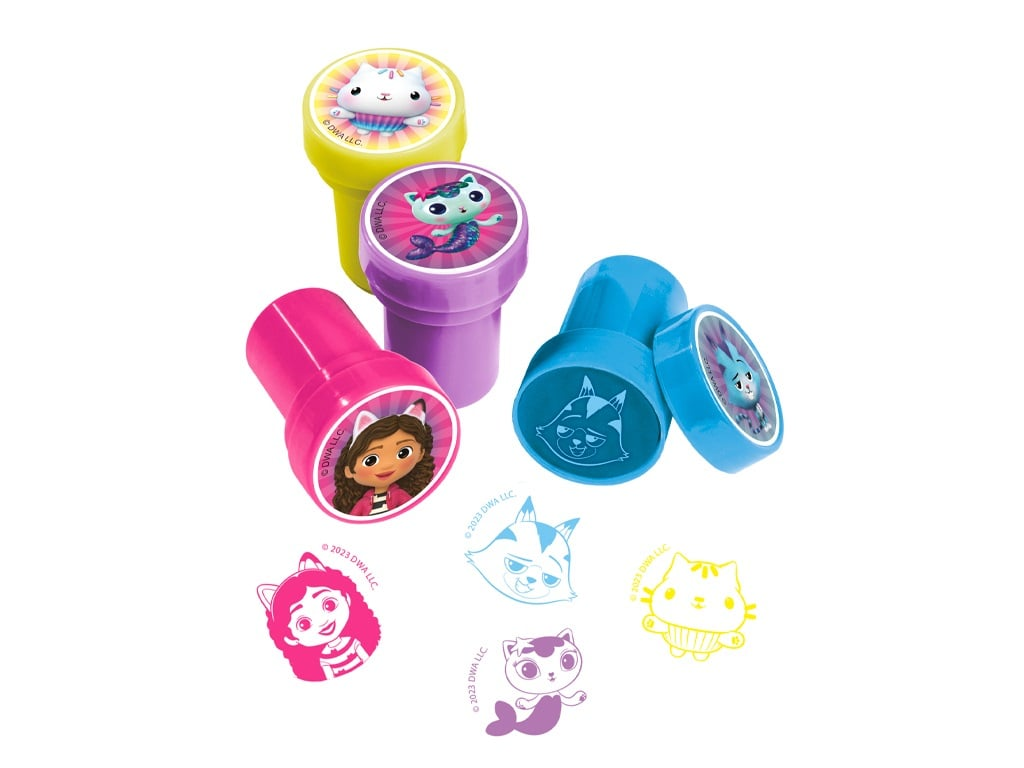 Gabby's Dollhouse Self Inking Stamps, Set of 12 - Anilas UK
