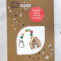 Make Your Own Gingerbread House Keyring