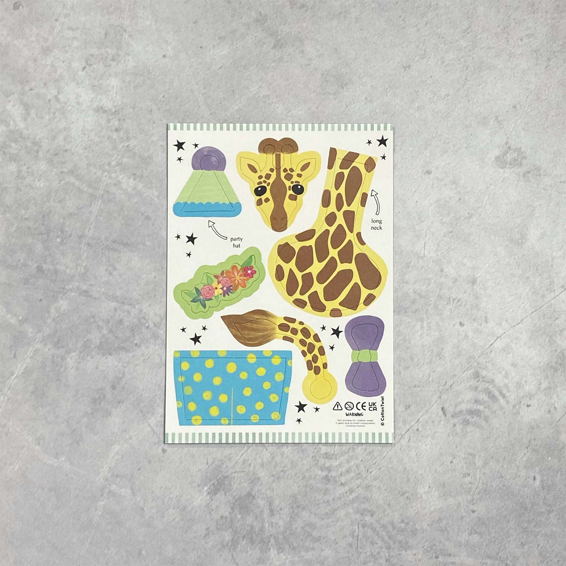 Make Your Own Giraffe Peg Doll - Anilas UK