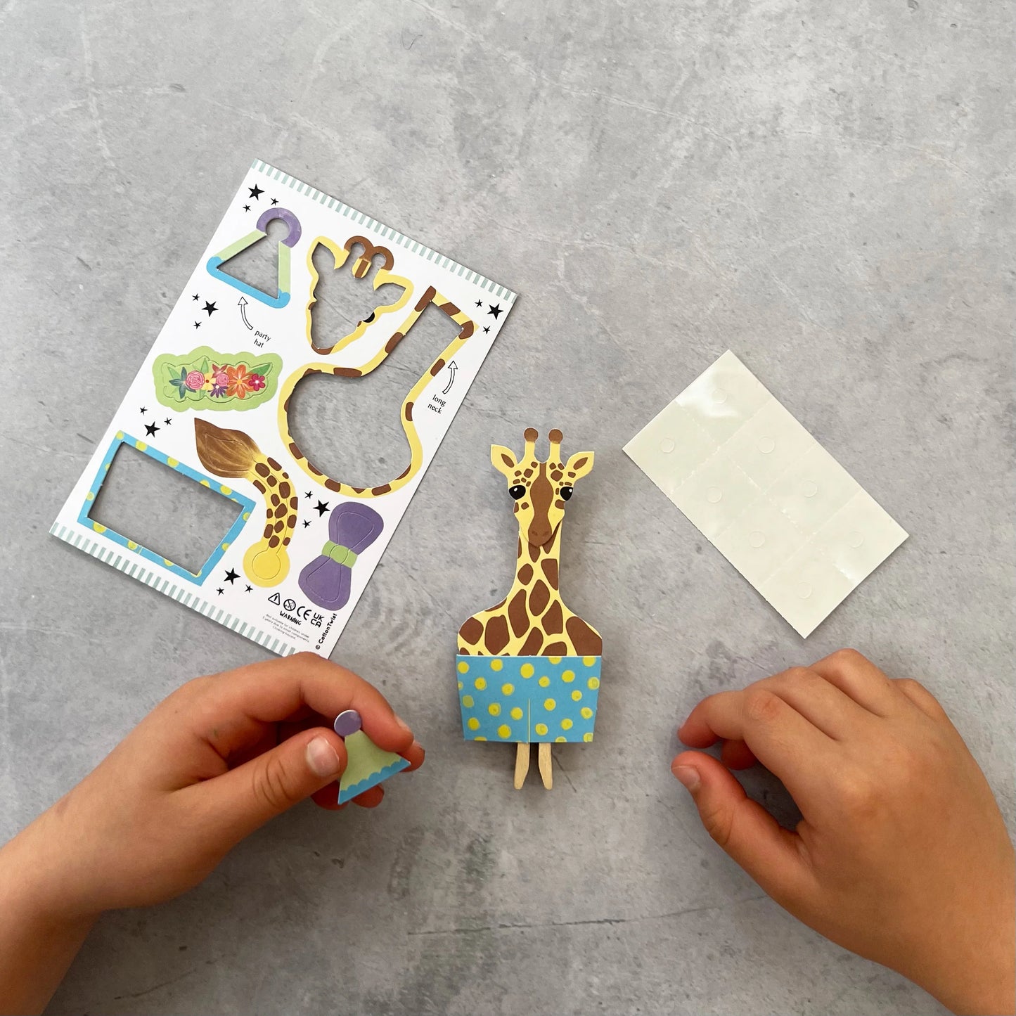 Make Your Own Giraffe Peg Doll - Anilas UK