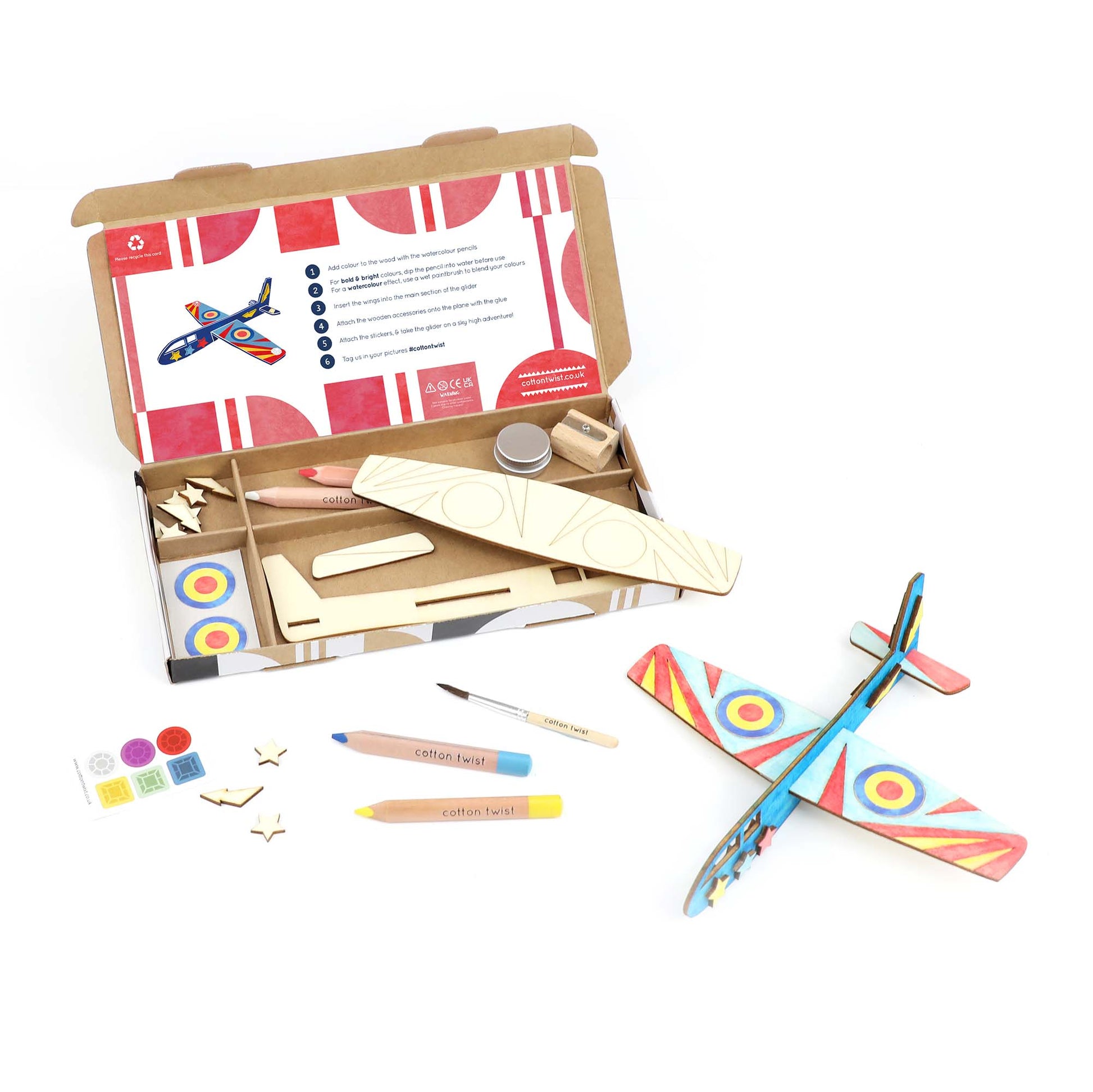 Make Your Own Glider Plane Craft Kit - Anilas UK
