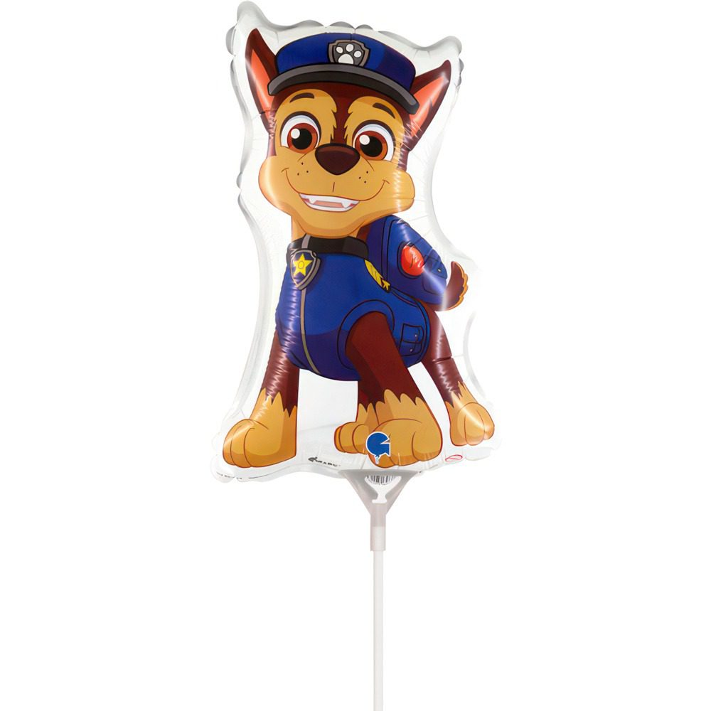 14" Paw Patrol Chase Air Fill Foil Balloons - Anilas UK