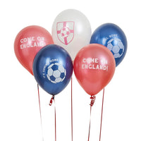 
              Come On England Latex 12" Balloons (Pack of 5) - Anilas UK
            