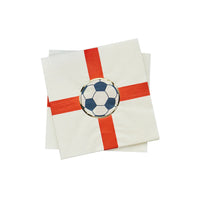 
              Come On England Football Paper Napkins (Pack of 16) - Anilas UK
            
