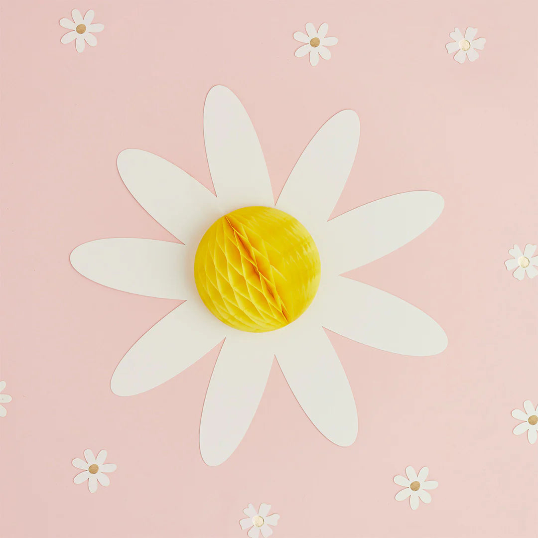 Daisy Honeycomb Decorations (Pack of 3) - Anilas UK