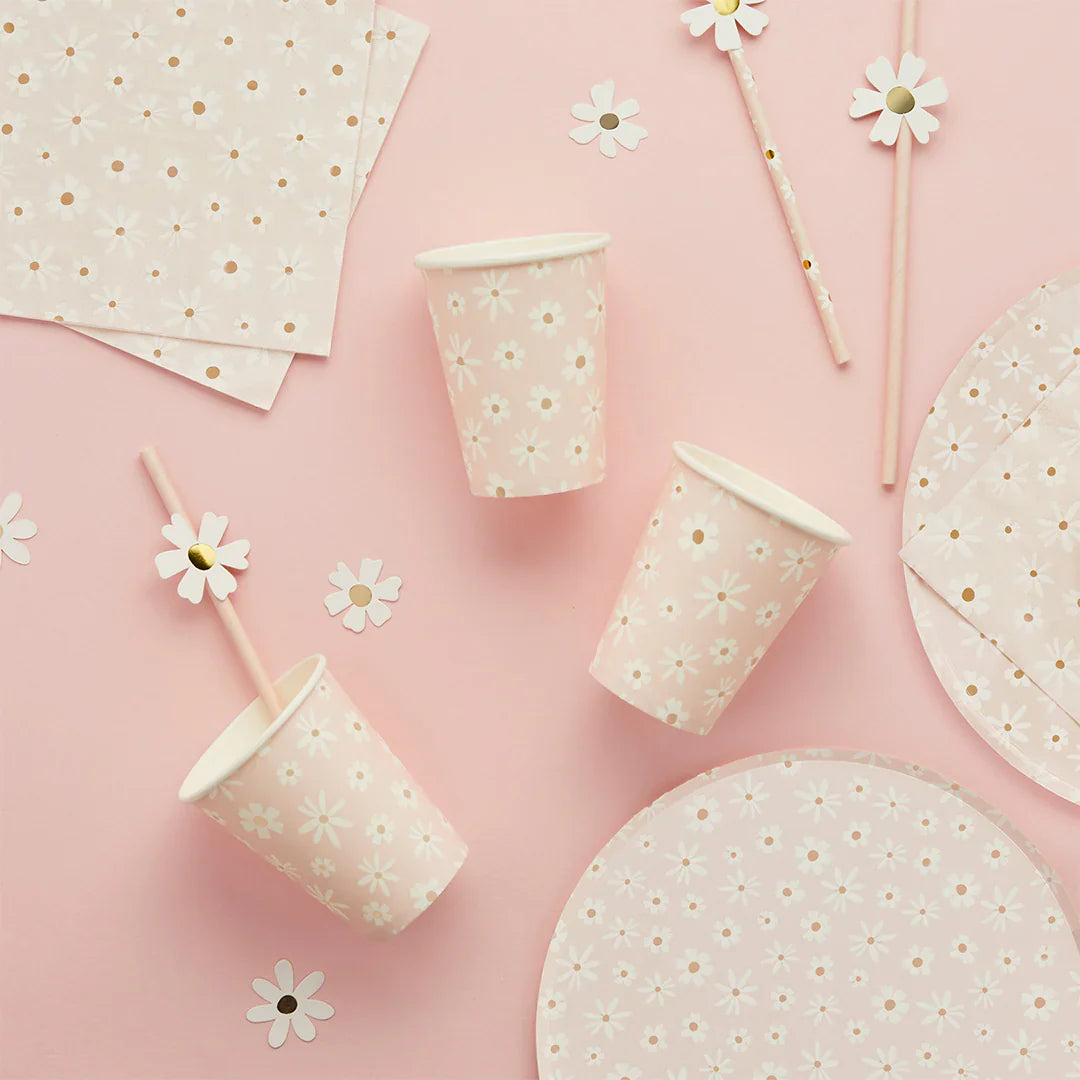 Daisy Paper Cups (Pack of 8) - Anilas UK