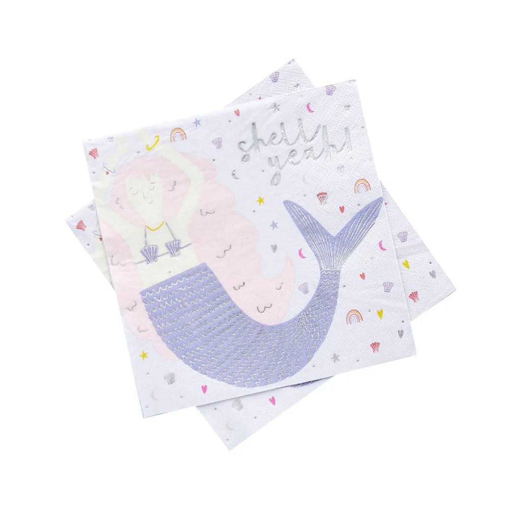 Shell Yeah! Napkins (Pack of 16) - Anilas UK
