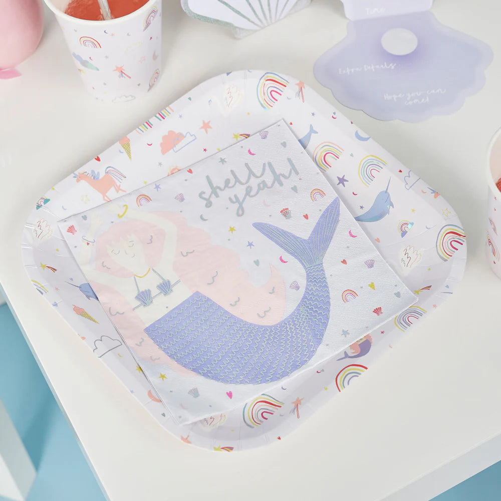 Shell Yeah! Napkins (Pack of 16) - Anilas UK