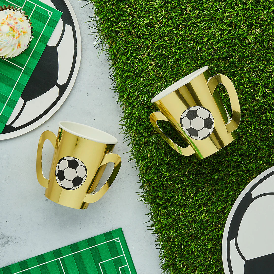 Gold Trophy Paper Cups (Pack of 8) - Anilas UK