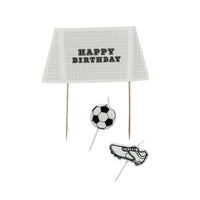 
              Goal Cake Topper and Candle Set
            