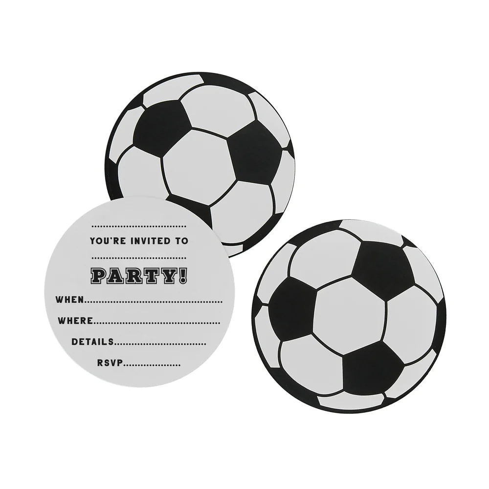 Football Party Invitations (Pack of 10) - Anilas UK