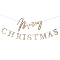 
              Wood 'Merry Christmas' Banner
            