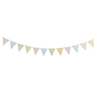 
              Gingham Paper Bunting 2.5M - Anilas UK
            