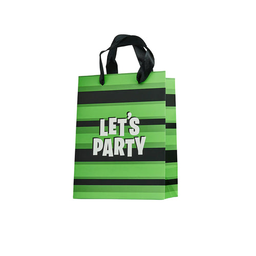 Striped Let's Play Party Bags (Pack of 5) - Anilas UK