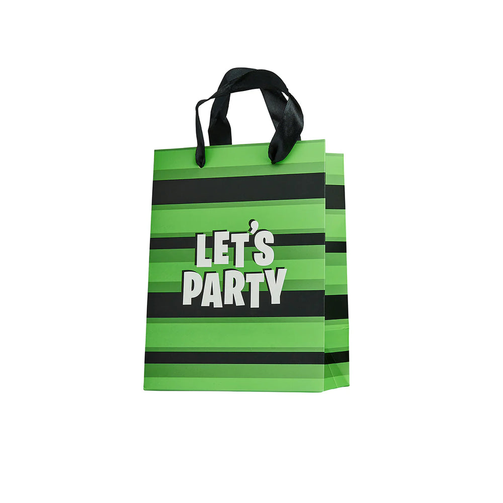 Striped Let's Play Party Bags (Pack of 5) - Anilas UK