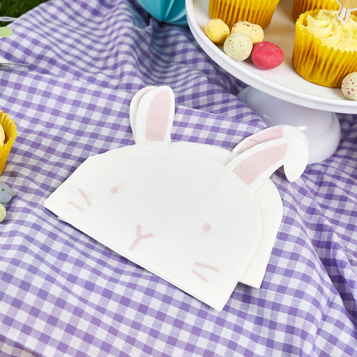 Bunny Paper Napkins (Pack of 16) - Anilas UK