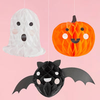 
              3 Halloween Character Honeycombs
            