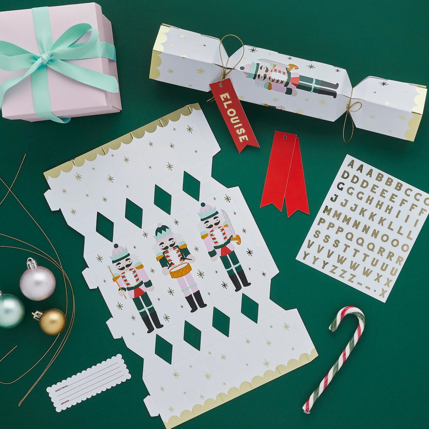 DIY Nutcracker Crackers Pack of 6 - Anilas UK