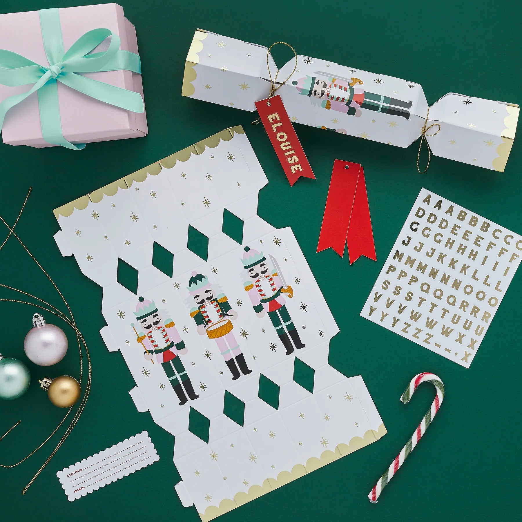 DIY Nutcracker Crackers Pack of 6 - Anilas UK