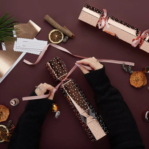 DIY Rose Gold Cracker Kit Pack of 6 - Anilas UK