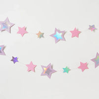 
              Trailing Stars Garland Birthday Party Banner Decoration - 5 Metres - Anilas UK
            