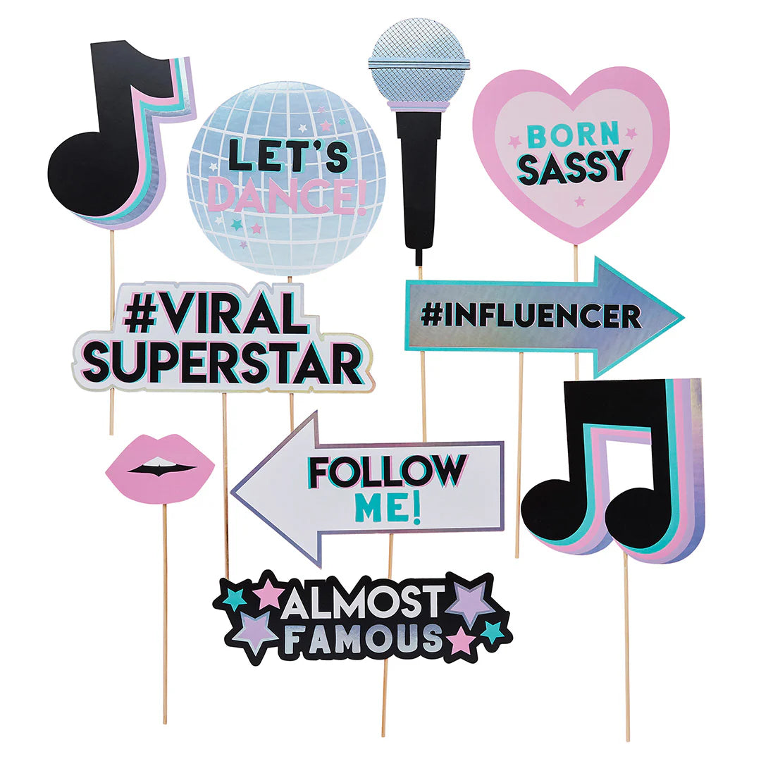 Let's Dance Photo Props (Pack of 10) - Anilas UK