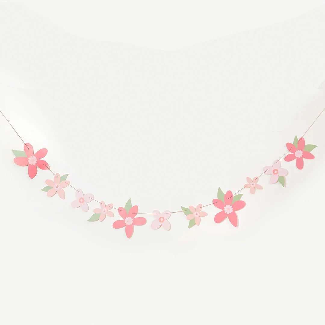 Princess Flower Garland Birthday Party Banner - 2 Metres - Anilas UK