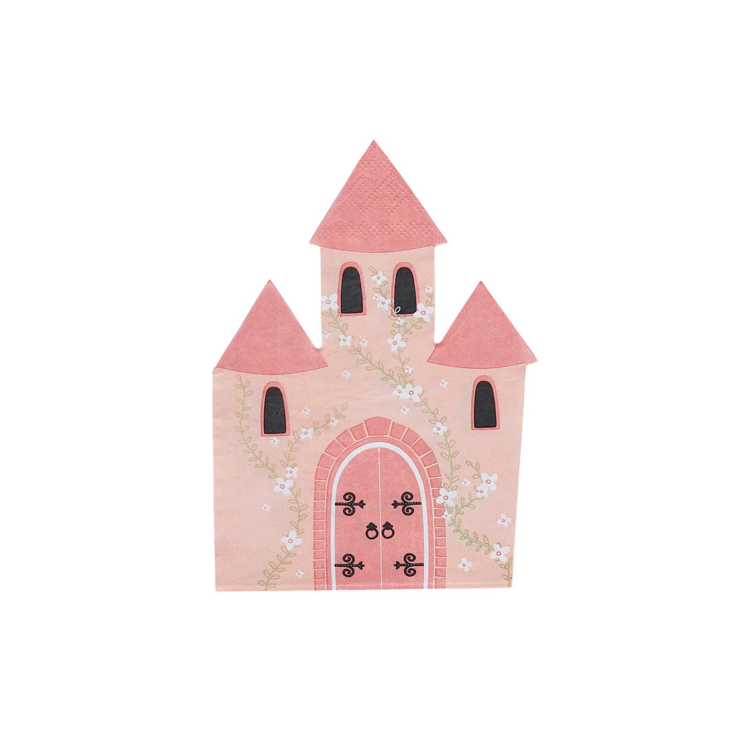 Princess Castle Paper Napkins (Pack of 16) - Anilas UK