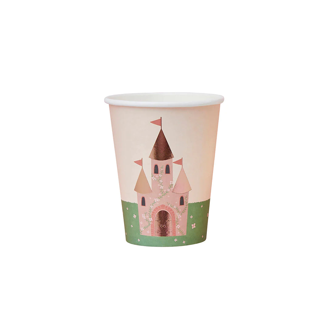 Princess Castle Paper Cups (Pack of 8) - Anilas UK