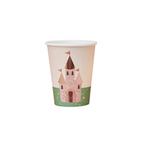Princess Castle Paper Cups (Pack of 8) - Anilas UK