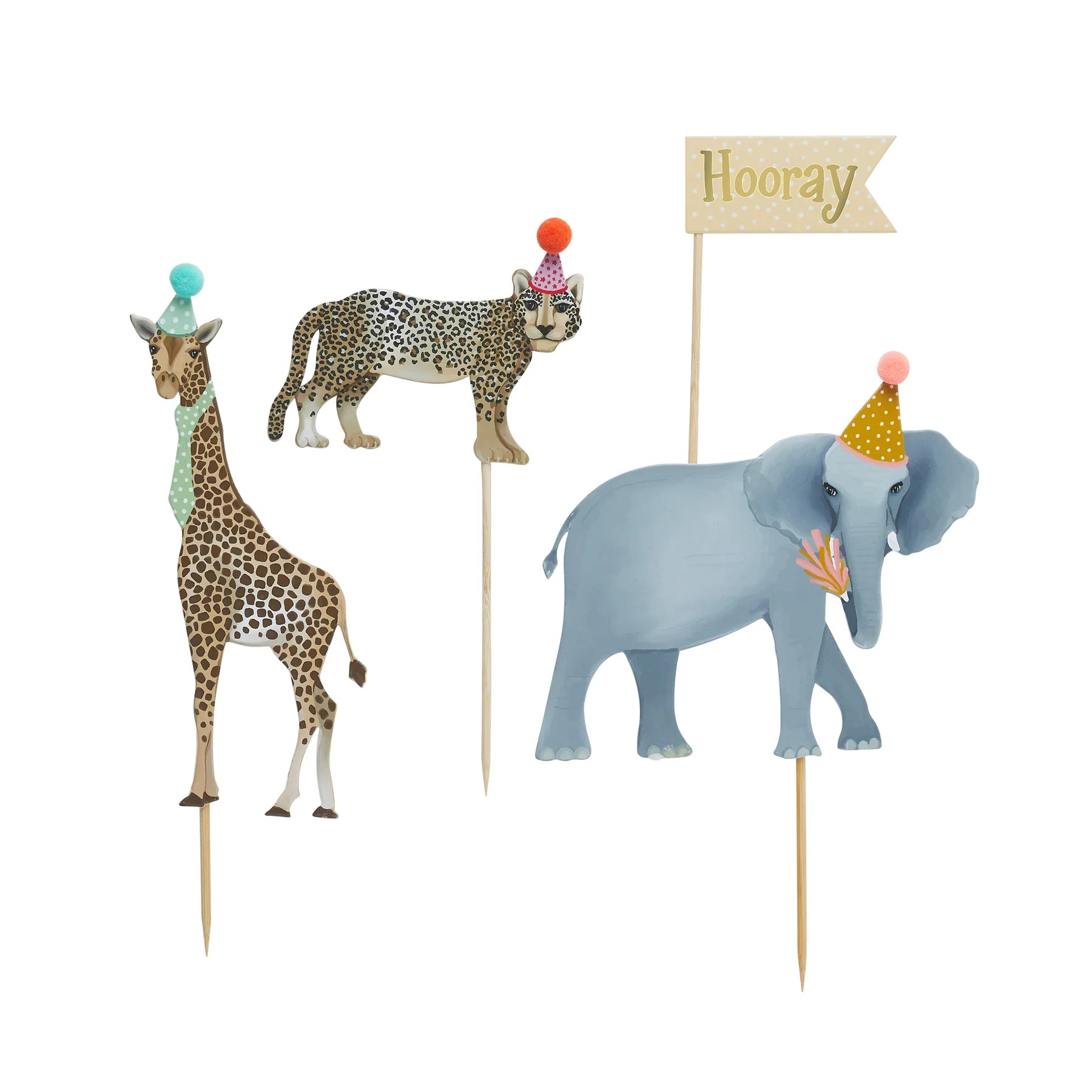 Party Animals Cake Toppers - Anilas UK
