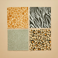 Safari Animal Print Paper Napkins (Pack of 16) - Anilas UK