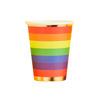 Rainbow Paper Cups (Pack of 8) - Anilas UK