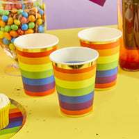 
              Rainbow Paper Cups (Pack of 8) - Anilas UK
            