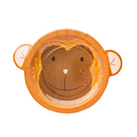 
              Cheeky Jungle Monkey Plates (Pack of 8) - Anilas UK
            