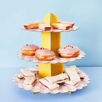 
              Pink Gingham 3 Tier Cake Stand
            