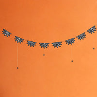 
              Cobweb Garland With Hanging Spiders  Halloween Party Decoration
            